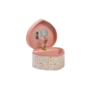 Boîte à bijoux musicale rose - Fairy Garden - Little Dutch