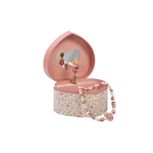 Boîte à bijoux musicale rose - Fairy Garden - Little Dutch