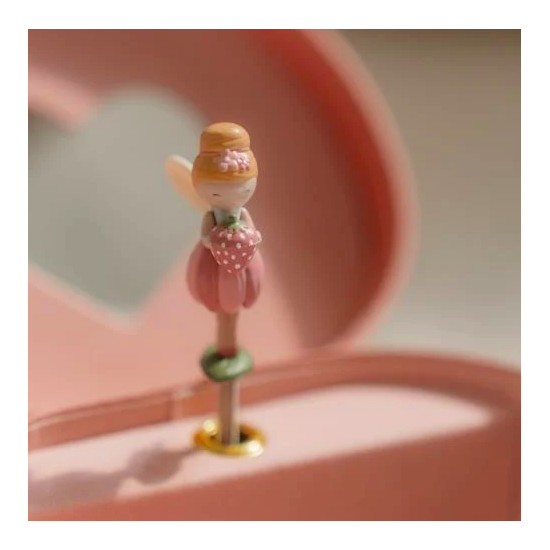 Boîte à bijoux musicale rose - Fairy Garden - Little Dutch