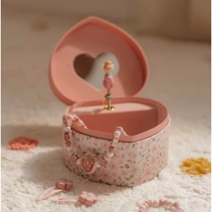 Boîte à bijoux musicale rose - Fairy Garden - Little Dutch