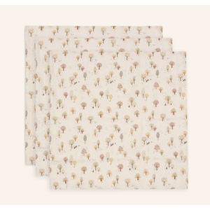 Lot de 3 langes en gaze de coton 70 x 70 - Tiny Park - Jollein
