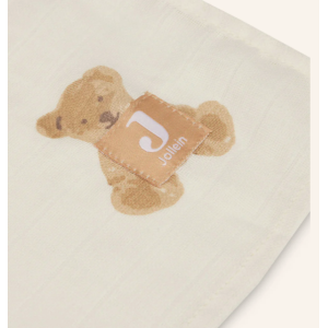 Lot de 2 maxi langes en gaze de coton 115 x 115 - Teddy Bear - Jollein