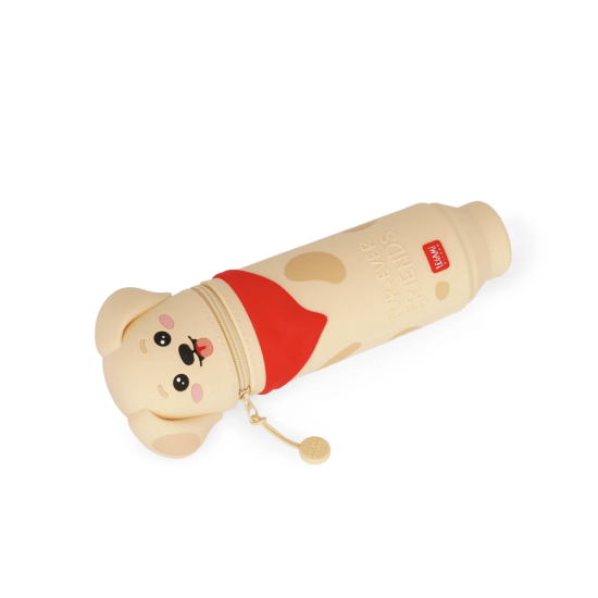 Trousse 2 en 1 Kawaii Golden - Silicone souple - Legami