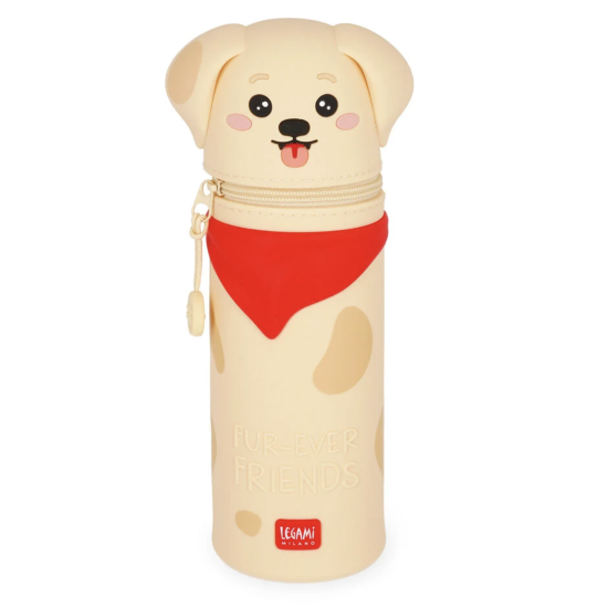 Trousse 2 en 1 Kawaii Golden - Silicone souple - Legami