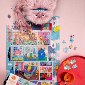 Puzzle 500 pcs - Chez les Schmouks - Moulin Roty