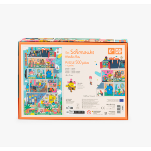 Puzzle 500 pcs - Chez les Schmouks - Moulin Roty