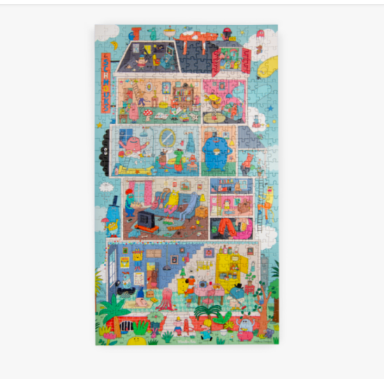 Puzzle 500 pcs - Chez les Schmouks - Moulin Roty