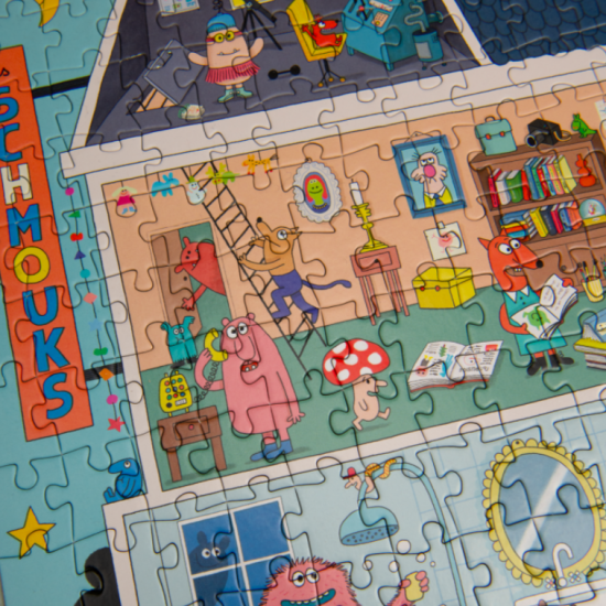 Puzzle 500 pcs - Chez les Schmouks - Moulin Roty