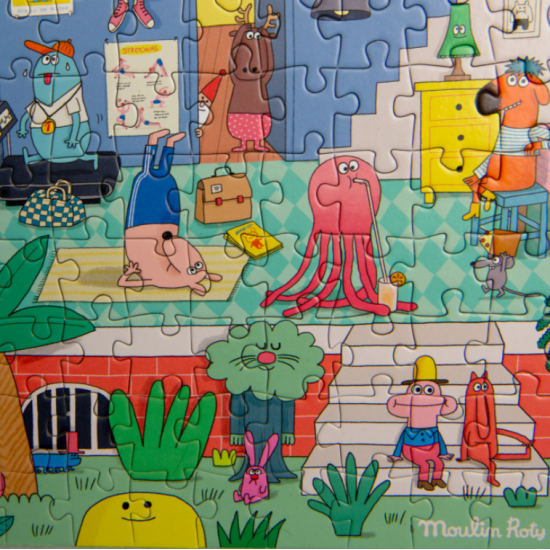 Puzzle 500 pcs - Chez les Schmouks - Moulin Roty