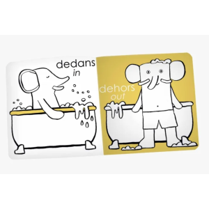 Coloriage les contraires - Les Popipop - Moulin Roty