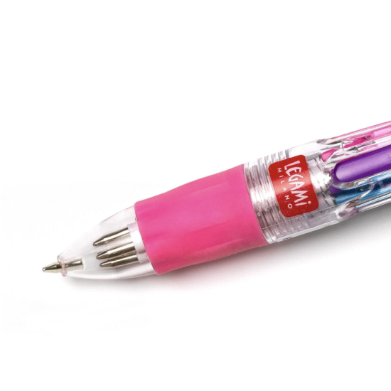 Stylo 4 couleurs Mini Rainbow - Licorne - Legami