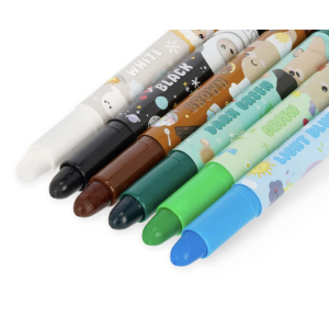 12 crayons de cire Teddy - Legami