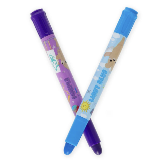 12 crayons de cire Teddy - Legami