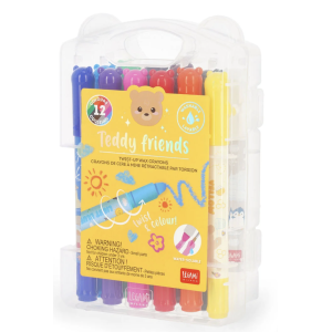 12 crayons de cire Teddy - Legami