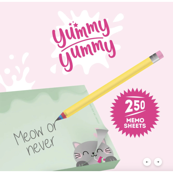 Bloc mémo Yummy - Legami