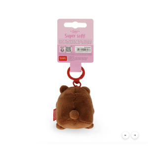 Porte-clés en peluche - Tiny Super Soft - Teddy - Legami