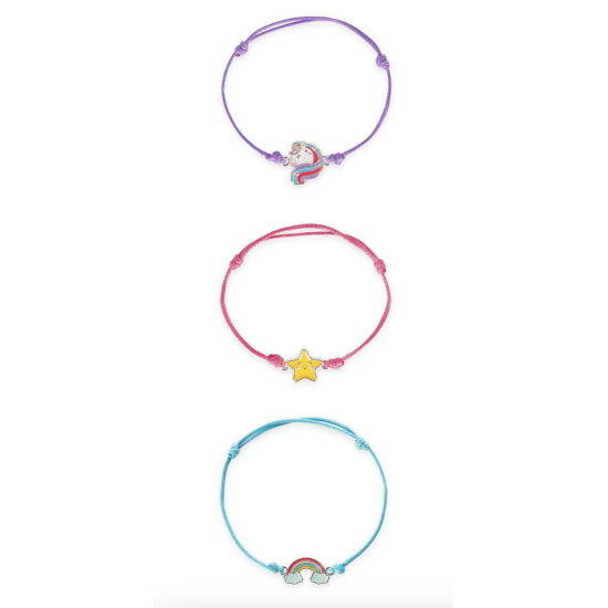 Lot de 3 bracelets "Better together" - Licorne - Legami