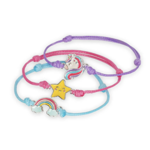 Lot de 3 bracelets "Better together" - Licorne - Legami