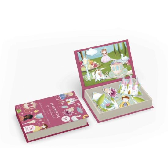 Magnetic box set and book - Les princesses - Sassi