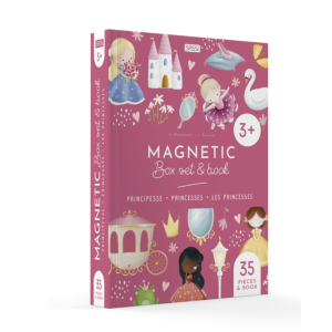 Magnetic box set and book - Les princesses - Sassi