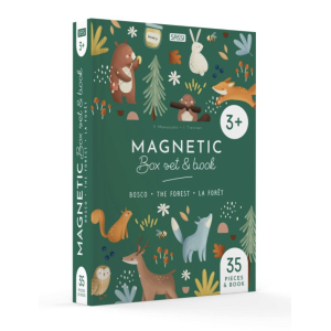 Magnetic box set and book - La forêt - Sassi