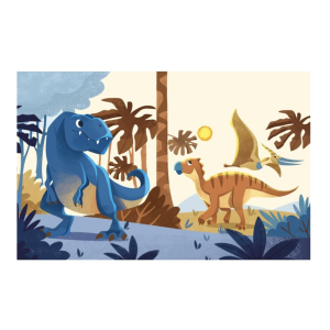Coloriage magique - Libère les couleurs des dinosaures - Sassi