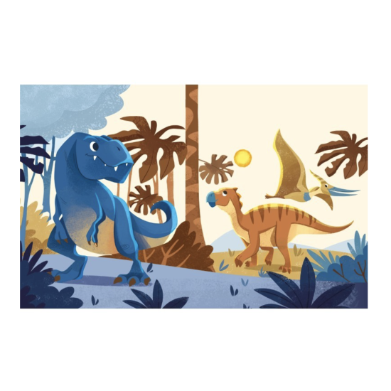 Coloriage magique - Libère les couleurs des dinosaures - Sassi