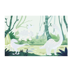 Coloriage magique - Libère les couleurs des dinosaures - Sassi