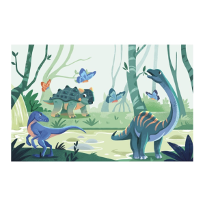 Coloriage magique - Libère les couleurs des dinosaures - Sassi