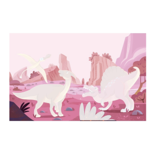 Coloriage magique - Libère les couleurs des dinosaures - Sassi