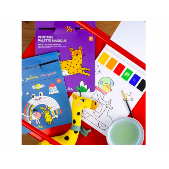 Peinture palette magique - Les Toupitis - Moulin Roty