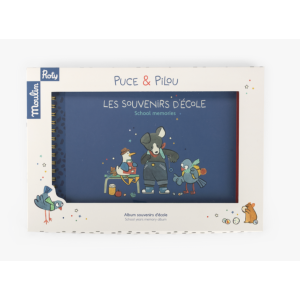 Album souvenirs d'école - Puce et Pilou - Moulin Roty