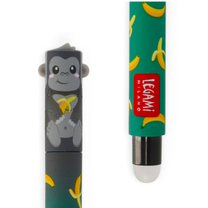 Stylo à encre effaçable - Gorilla "Wild but kind" - Legami