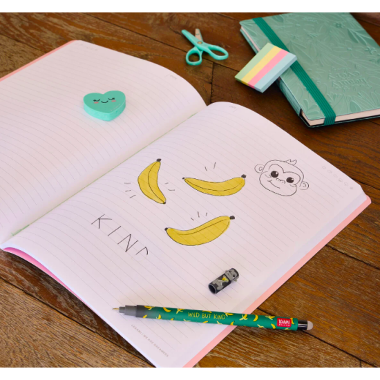 Stylo à encre effaçable - Gorilla "Wild but kind" - Legami