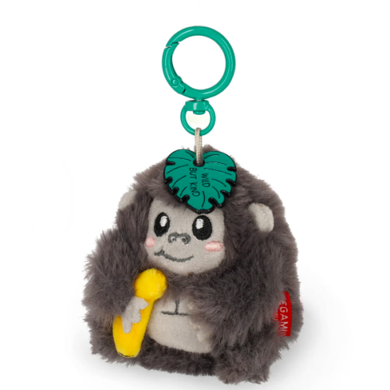 Porte-clés en peluche - Tiny Super Soft - Gorille - Legami