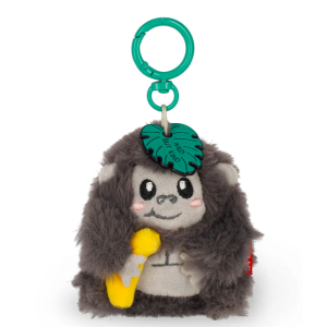 Porte-clés en peluche - Tiny Super Soft - Gorille - Legami