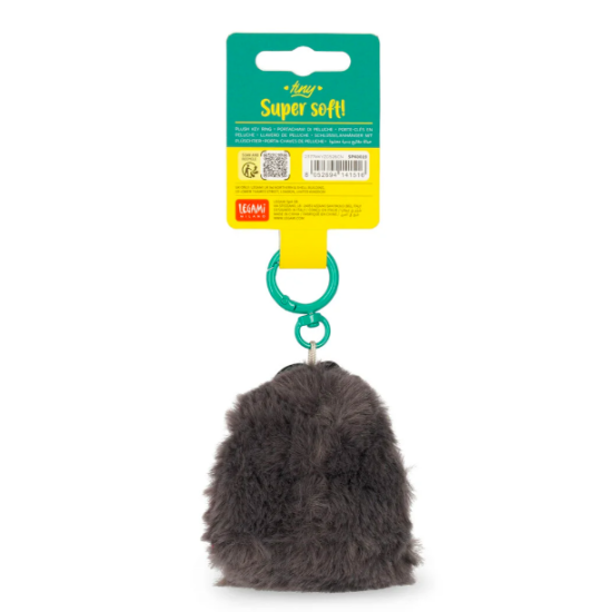 Porte-clés en peluche - Tiny Super Soft - Gorille - Legami