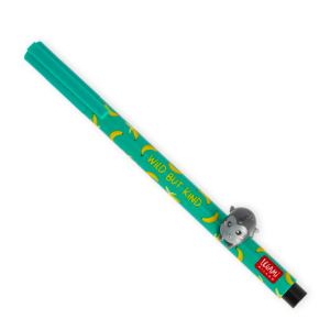 Stylo gel avec animal décoratif Lovely Friends - Gorille - Legami