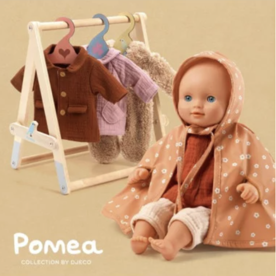 Cape de pluie printemps pour poupées - Pomea - Djeco
