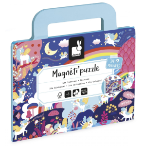 Magnéti'puzzle - Licornes 24 pièces - Janod