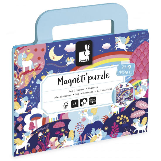 Magnéti'puzzle - Licornes 24 pièces - Janod