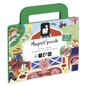 Magnéti'puzzle - La ferme 24 pièces - Janod