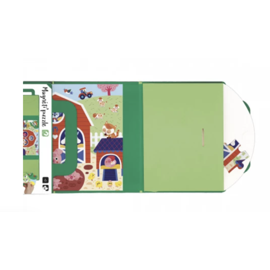 Magnéti'puzzle - La ferme 24 pièces - Janod