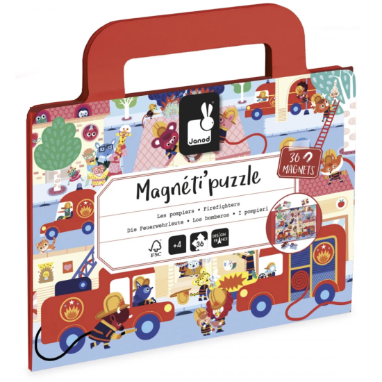 Magnéti'puzzle - Pompiers 36 pièces - Janod