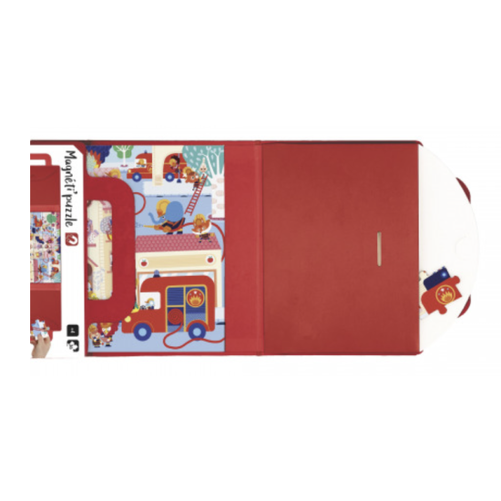Magnéti'puzzle - Pompiers 36 pièces - Janod
