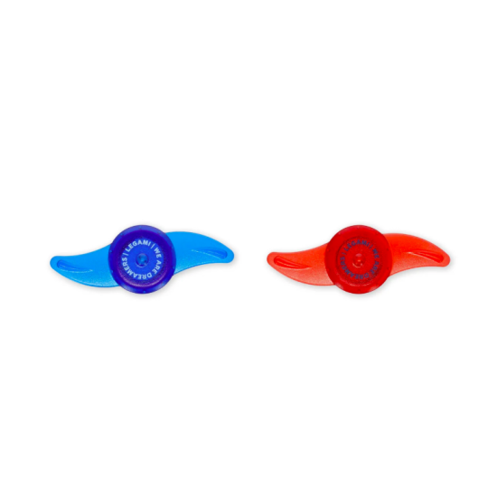 Set de 2 lumières LED pour rayons de vélo - Espace - Legami