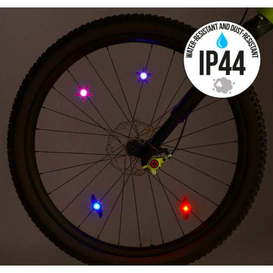 Set de 2 lumières LED pour rayons de vélo - Licorne - Legami