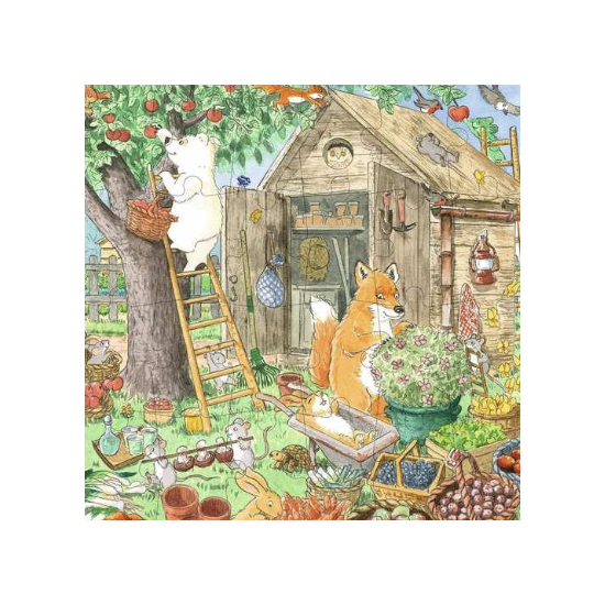 4 puzzles évolutifs - Calinours fête les saisons - L'école des loisirs
