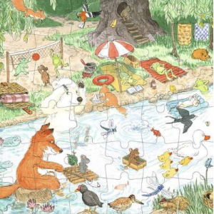 4 puzzles évolutifs - Calinours fête les saisons - L'école des loisirs