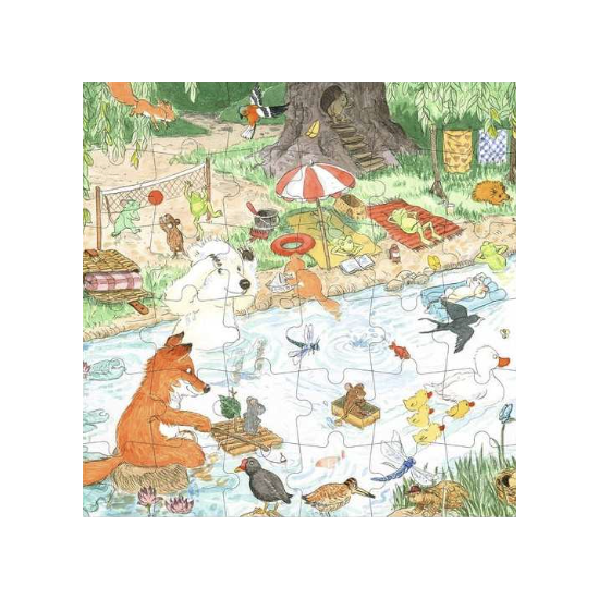 4 puzzles évolutifs - Calinours fête les saisons - L'école des loisirs